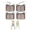 1311-0077-01 3000-Series Semi-Metallic Brake Pads & Hardware Kit, 1969-1983 Peugeot, Position: Front