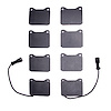 1311-0100-00 3000-Series Semi-Metallic Brake Pads, 1991-2003 Multiple Makes/Models, Position: Front - image 1