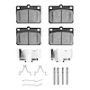 1311-0101-02 3000-Series Semi-Metallic Brake Pads & Hardware Kit, 1981-1983 Lexus/Toyota/Scion, Position: Front - image 1