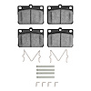 1311-0101-03 3000-Series Semi-Metallic Brake Pads & Hardware Kit, 1972-1978 Ford/Lincoln/Mercury/Mazda, Position: Front - image 1