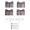 1311-0108-01 3000-Series Semi-Metallic Brake Pads & Hardware Kit, 1969-1976 BMW, Position: Front
