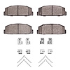 1311-0144-02 3000-Series Semi-Metallic Brake Pads & Hardware Kit, 1978-1983 Mopar, Position: Rear - image 1