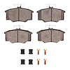 1311-0147-11 3000-Series Semi-Metallic Brake Pads & Hardware Kit, 1982-1983 Audi/Volkswagen, Position: Front - image 1