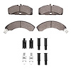 1311-0151-01 3000-Series Semi-Metallic Brake Pads & Hardware Kit, 1979-1981 Ford/Lincoln/Mercury/Mazda, Position: Front - image 1