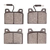 1311-0157-00 3000-Series Semi-Metallic Brake Pads, 1971-1989 Peugeot, Position: Rear - image 1