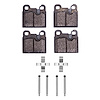 1311-0164-02 3000-Series Semi-Metallic Brake Pads & Hardware Kit, 1979-1981 BMW, Position: Rear - image 1