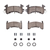 1311-0202-01 3000-Series Semi-Metallic Brake Pads & Hardware Kit, 1982-1988 GM, Position: Rear - image 1