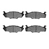 1311-0206-00 3000-Series Semi-Metallic Brake Pads, 1980-1984 Audi/Volkswagen, Position: Front - image 1