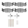 1311-0206-01 3000-Series Semi-Metallic Brake Pads & Hardware Kit, 1980-1984 Audi/Volkswagen, Position: Front - image 1
