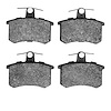 1311-0228-00 3000-Series Semi-Metallic Brake Pads, 1980-2001 Multiple Makes/Models, Position: Rear