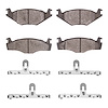 1311-0280-01 3000-Series Semi-Metallic Brake Pads & Hardware Kit, 1984-1992 Audi/Volkswagen, Position: Front - image 1