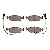 1311-0298-00 3000-Series Semi-Metallic Brake Pads, 1985-1989 Ford/Lincoln/Mercury/Mazda, Position: Front - image 1