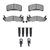 1311-0310-01 3000-Series Semi-Metallic Brake Pads & Hardware Kit, 1982-1982 Ford/Lincoln/Mercury/Mazda, Position: Front - image 1