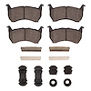1311-0317-01 3000-Series Semi-Metallic Brake Pads & Hardware Kit, 1983-1987 Ford/Lincoln/Mercury/Mazda, Position: Front - image 1