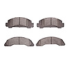 1311-0326-00 3000-Series Semi-Metallic Brake Pads, 1986-1987 Ford/Lincoln/Mercury/Mazda, Position: Front - image 1