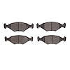 1311-0350-10 3000-Series Semi-Metallic Brake Pads, 1998-2008 Audi/Volkswagen, Position: Front - image 1