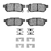 1311-0374-02 3000-Series Semi-Metallic Brake Pads & Hardware Kit, 1985-1989 Acura/Honda, Position: Rear - image 1