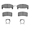 1311-0377-01 3000-Series Semi-Metallic Brake Pads & Hardware Kit, 1988-1994 GM, Position: Rear - image 1