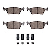 1311-0381-01 3000-Series Semi-Metallic Brake Pads & Hardware Kit, 1985-1988 Mopar, Position: Rear - image 1