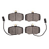 1311-0407-00 3000-Series Semi-Metallic Brake Pads, 1986-1987 Jaguar, Position: Front - image 1