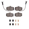 1311-0407-11 3000-Series Semi-Metallic Brake Pads & Hardware Kit, 1987-1989 Jaguar, Position: Front - image 1