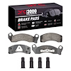 1311-0431-01 3000-Series Semi-Metallic Brake Pads & Hardware Kit, 1987-1993 Ford/Lincoln/Mercury/Mazda, Position: Front - image 1