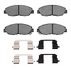 1311-0465-01 3000-Series Semi-Metallic Brake Pads & Hardware Kit, 1990-1999 Acura/Honda, Position: Front - image 1