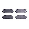 1311-0471-00 3000-Series Semi-Metallic Brake Pads, 1990-1999 Subaru, Position: Rear - image 1