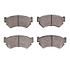 1311-0480-00 3000-Series Semi-Metallic Brake Pads, 1989-1994 Subaru, Position: Front - image 1