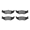 1311-0512-00 3000-Series Semi-Metallic Brake Pads, 1989-2010 Multiple Makes/Models, Position: Rear - image 1