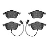 1311-0555-00 3000-Series Semi-Metallic Brake Pads, 1992-2000 Audi/Volkswagen, Position: Front - image 1