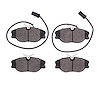 1311-0590-00 3000-Series Semi-Metallic Brake Pads, 1991-1995 Alfa Romeo, Position: Front - image 1