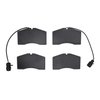1311-0594-10 3000-Series Semi-Metallic Brake Pads, 2001-2003 Audi/Volkswagen, Position: Front - image 2