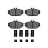 1311-0601-02 3000-Series Semi-Metallic Brake Pads & Hardware Kit, 1993-2000 Ford/Lincoln/Mercury/Mazda, Position: Front - image 1