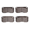 1311-0624-00 3000-Series Semi-Metallic Brake Pads, 1987-1988 Mitsubishi Fuso, Position: Fr