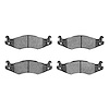 1311-0651-00 3000-Series Semi-Metallic Brake Pads, 1992-2006 Mopar, Position: Front,Rear