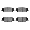 1311-0660-00 3000-Series Semi-Metallic Brake Pads, 1983-1995 Suzuki, Position: Front