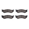 1311-0702-10 3000-Series Semi-Metallic Brake Pads, 2000-2008 Mopar, Position: Front,Rear