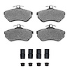 1311-0780-01 3000-Series Semi-Metallic Brake Pads & Hardware Kit, 1988-1992 Audi/Volkswagen, Position: Front - image 1