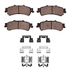 1311-0792-01 3000-Series Semi-Metallic Brake Pads & Hardware Kit, 1999-2011 GM, Position: Rear - image 1