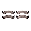 1311-0821-00 3000-Series Semi-Metallic Brake Pads, 2000-2002 Mopar, Position: Front