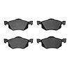 1311-0843-00 3000-Series Semi-Metallic Brake Pads, 2001-2007 Ford/Lincoln/Mercury/Mazda, Position: Front - image 1