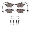 1311-0880-01 3000-Series Semi-Metallic Brake Pads & Hardware Kit, 2001-2003 Audi/Volkswagen, Position: Front - image 1