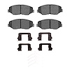 1311-0914-02 3000-Series Semi-Metallic Brake Pads & Hardware Kit, 2003-2008 Acura/Honda, Position: Front - image 1