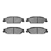 1311-0922-00 3000-Series Semi-Metallic Brake Pads, 2003-2011 GM, Position: Rear - image 1
