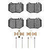1311-0985-01 3000-Series Semi-Metallic Brake Pads & Hardware Kit, 2001-2003 Mercedes-Benz, Position: Front - image 1