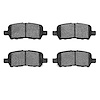 1311-0999-00 3000-Series Semi-Metallic Brake Pads, 2004-2016 GM, Position: Rear - image 1