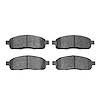 1311-1011-00 3000-Series Semi-Metallic Brake Pads, 2004-2009 Ford/Lincoln/Mercury/Mazda, Position: Front - image 1