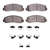 1311-1069-01 3000-Series Semi-Metallic Brake Pads & Hardware Kit, 2005-2012 Ford/Lincoln/Mercury/Mazda, Position: Fr,Front - image 1