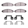 1311-1070-01 3000-Series Semi-Metallic Brake Pads & Hardware Kit, 2008-2009 Ford/Lincoln/Mercury/Mazda, Position: Front - image 1